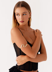 Whimsy Arm Cuff - Gold