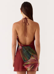 Camilla Cowl Mini Dress - Cuba Cuba