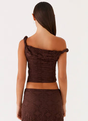Diamond Sky Top - Chocolate
